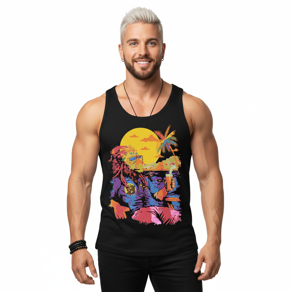 A Queer Lion With Style - Tank Top. Bold & Fun!