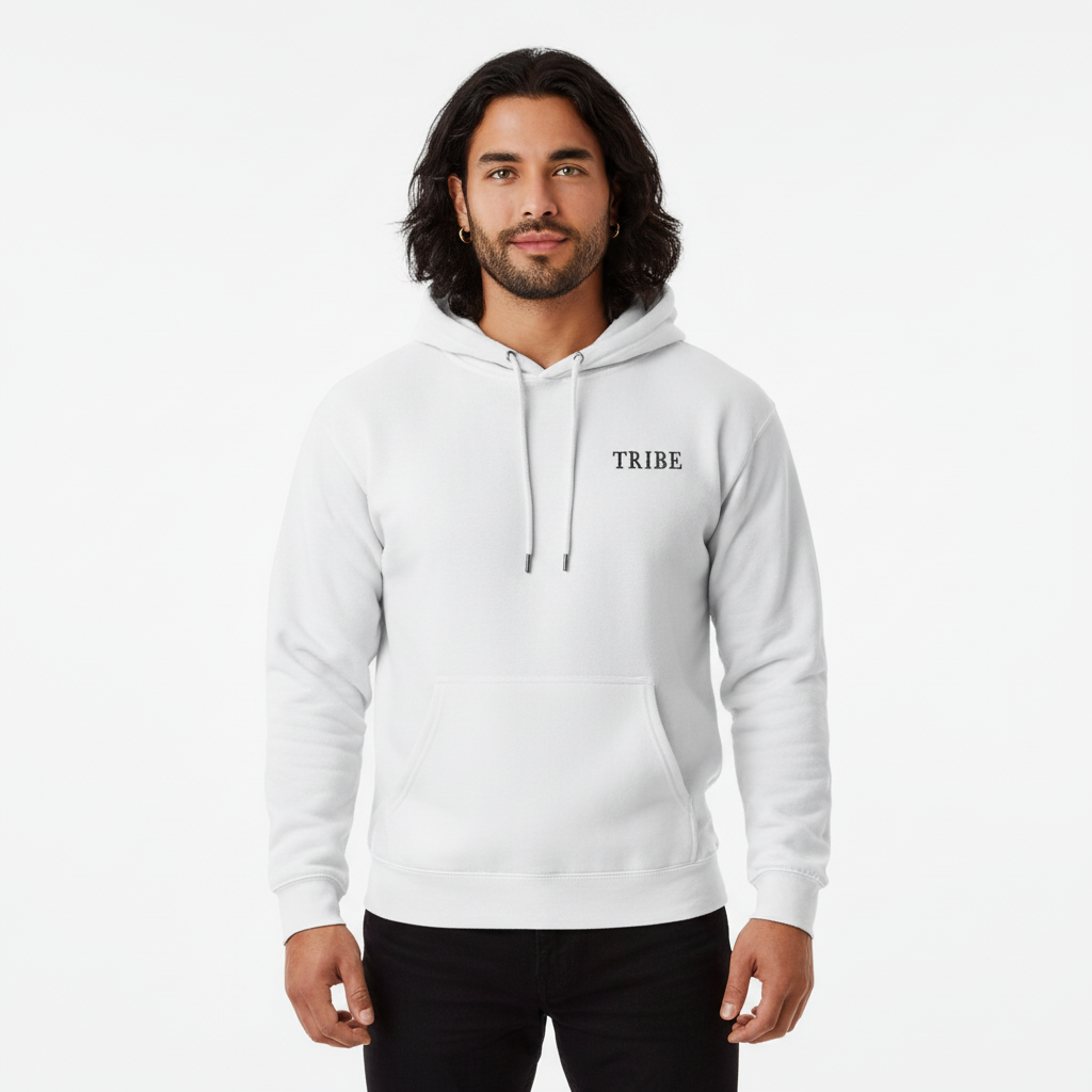 The United Tribe Of America - White Hoodie! Distressed American Pride Flag