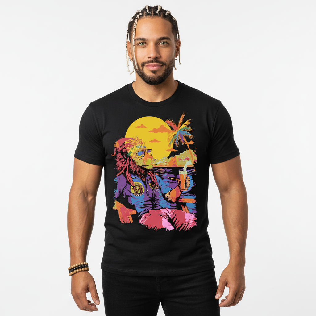 A Queer Lion With Style - T-Shirt. Bold & Fun!