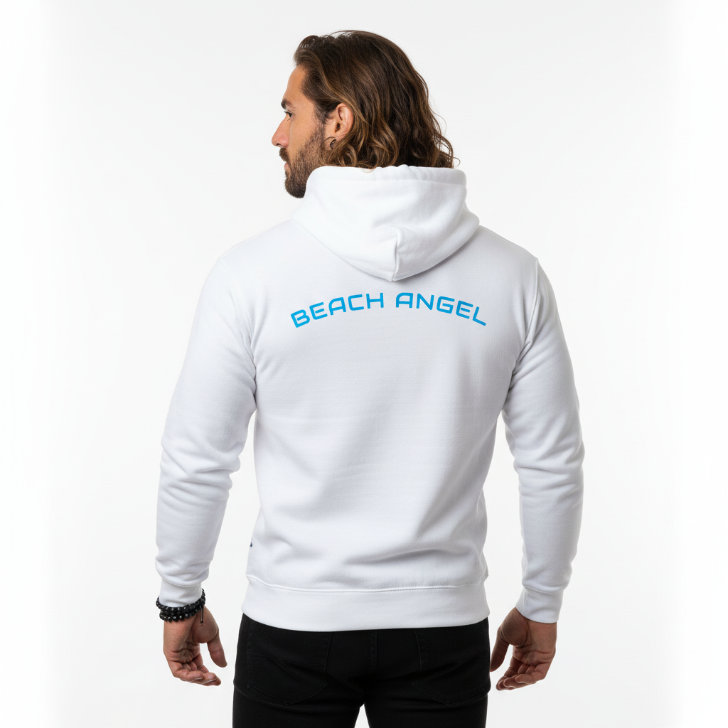 Are You A Beach Angel? - Hoodie! Back & Front Design