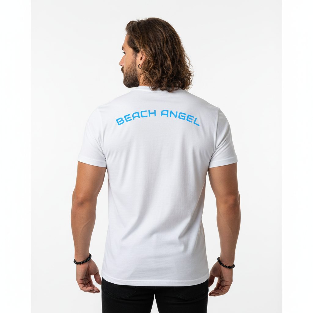 Are You A Beach Angel? - T-Shirt! Back & Front Design