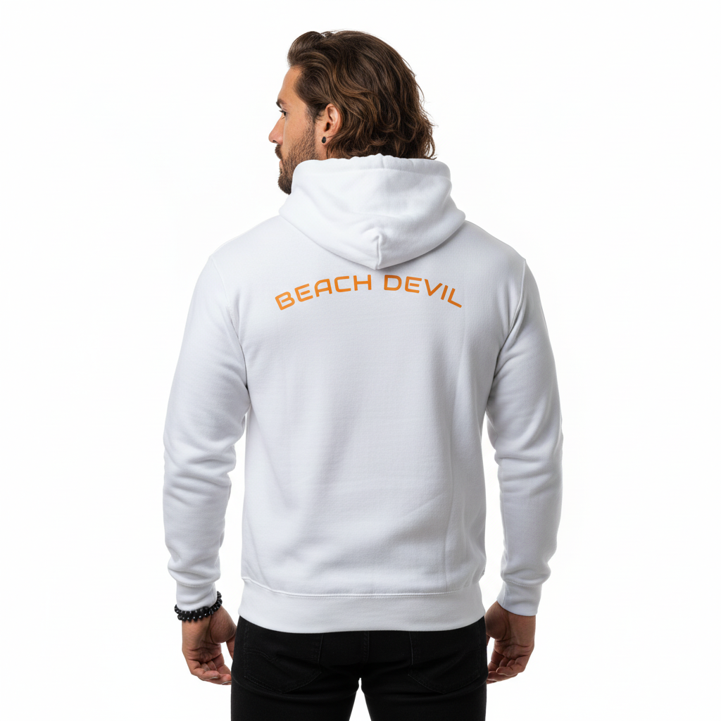 Are You A Beach Devil? - Hoodie! Back & Front Design