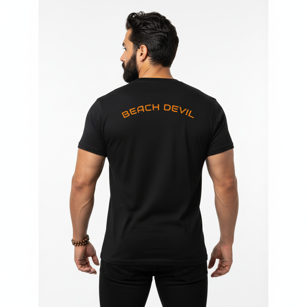 Are You A Beach Devil? - T-Shirt! Back & Front Design