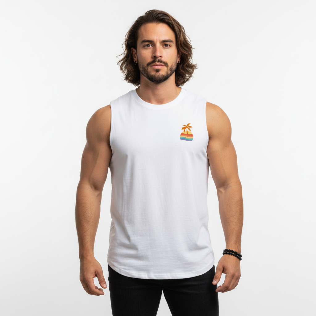 Are You A Beach Devil? - Jersey Muscle Tank! Back & Front Design