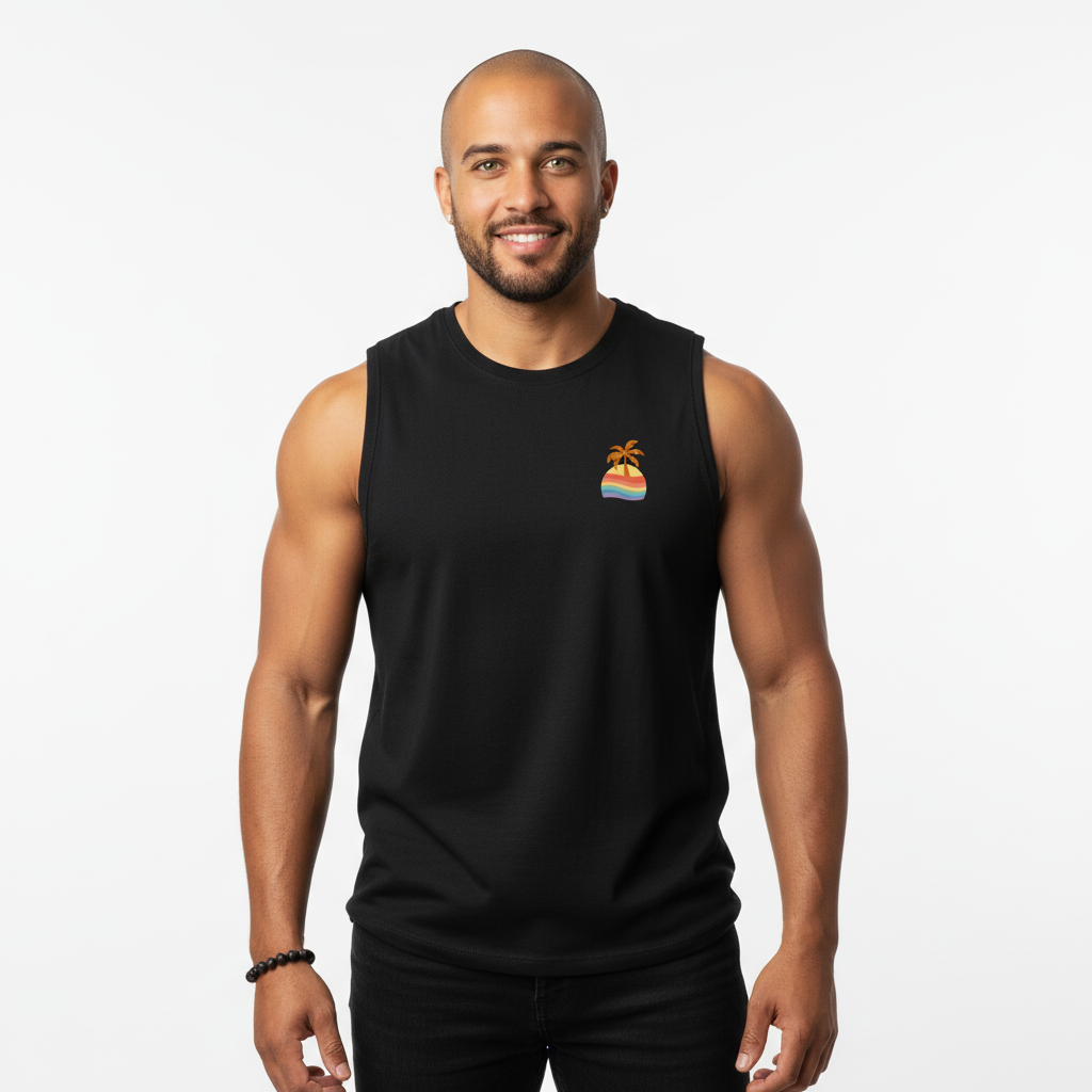 Are You A Beach Devil? - Jersey Muscle Tank! Back & Front Design