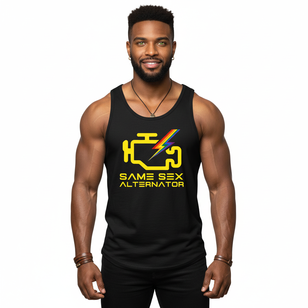 Same Sex Alternator - Tank Top! Get Your Charge On!