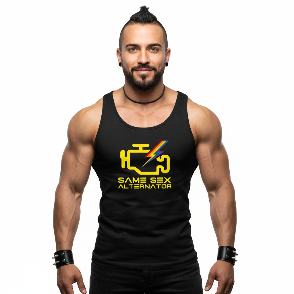 Same Sex Alternator - Tank Top! Get Your Charge On!