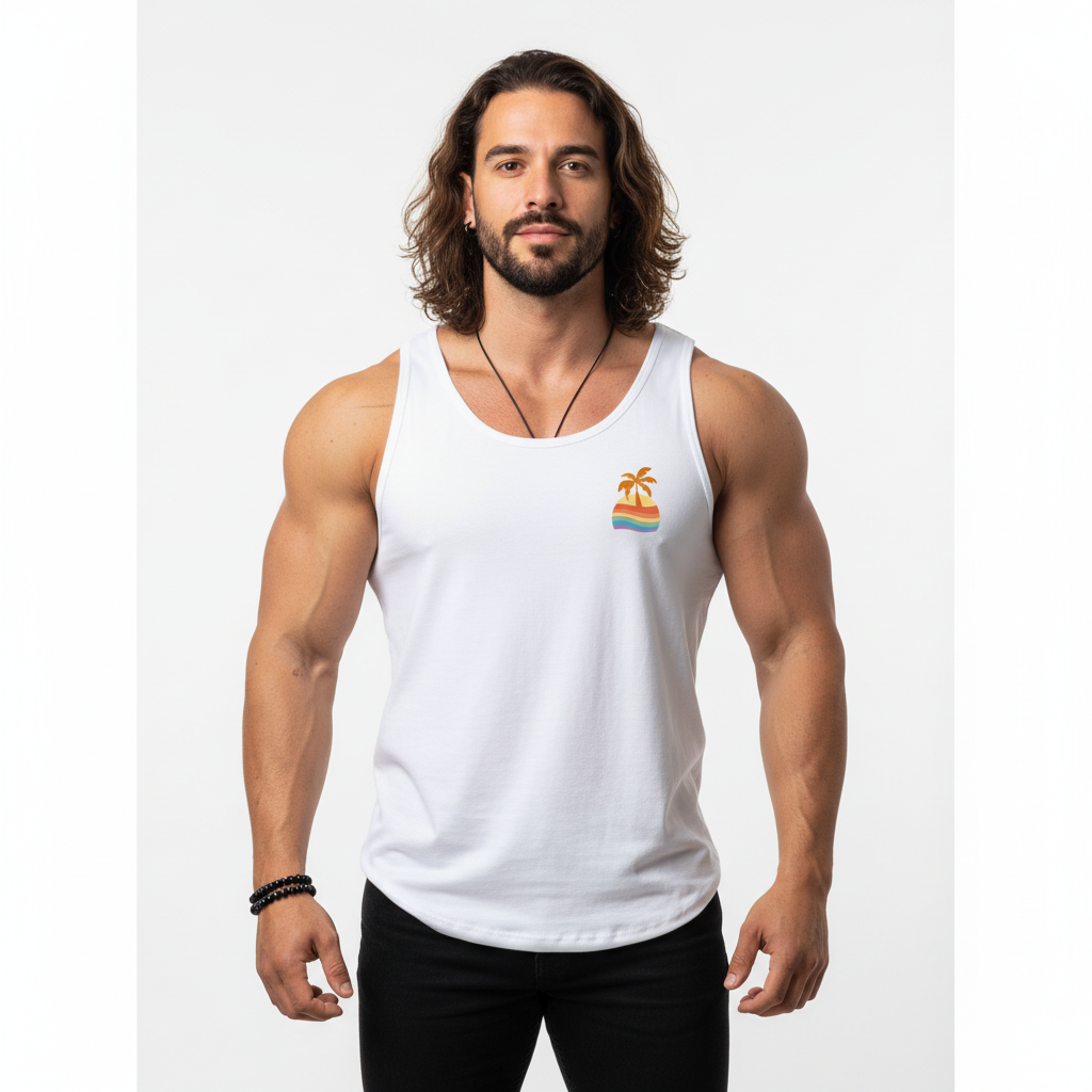 Are You A Beach Devil? - Tank Top! Back & Front Design