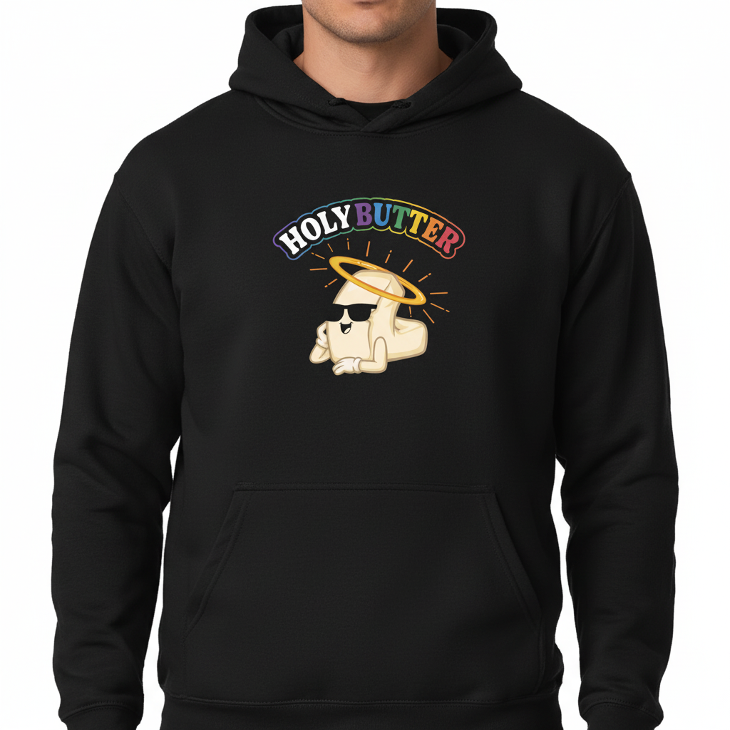 Holy Butter Hoodie - Black