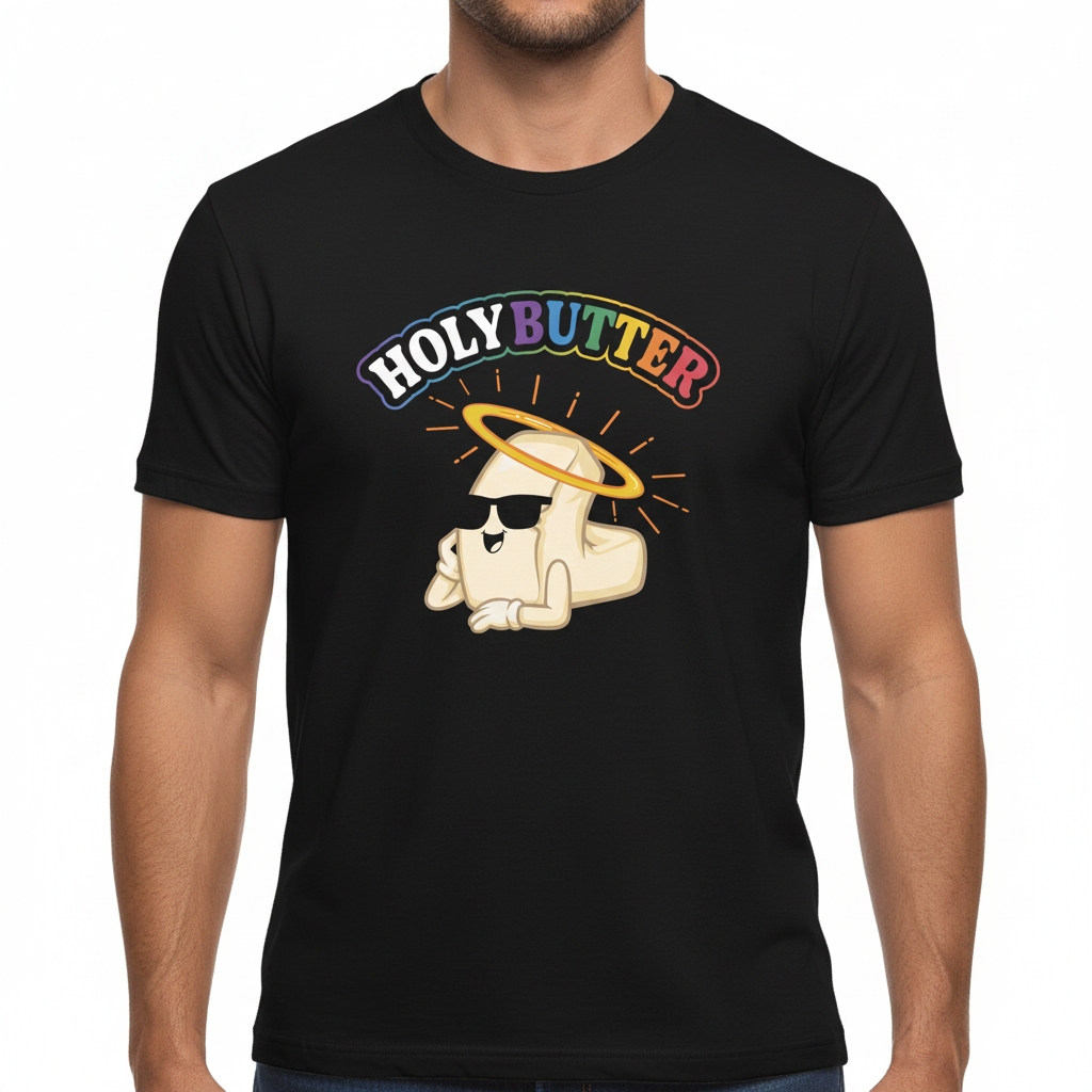 Holy Butter - T-Shirt Black