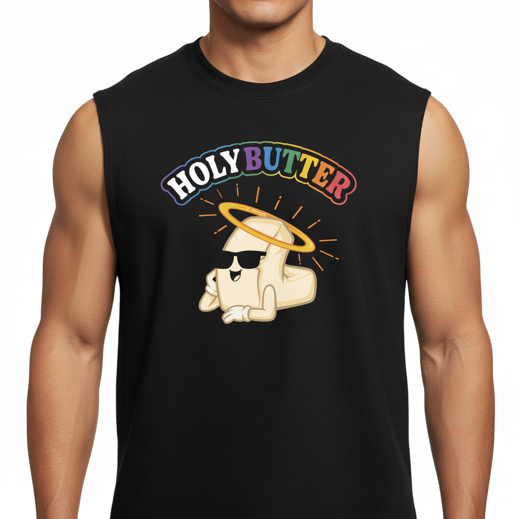 Holy Butter - Jersey Muscle Tank Black