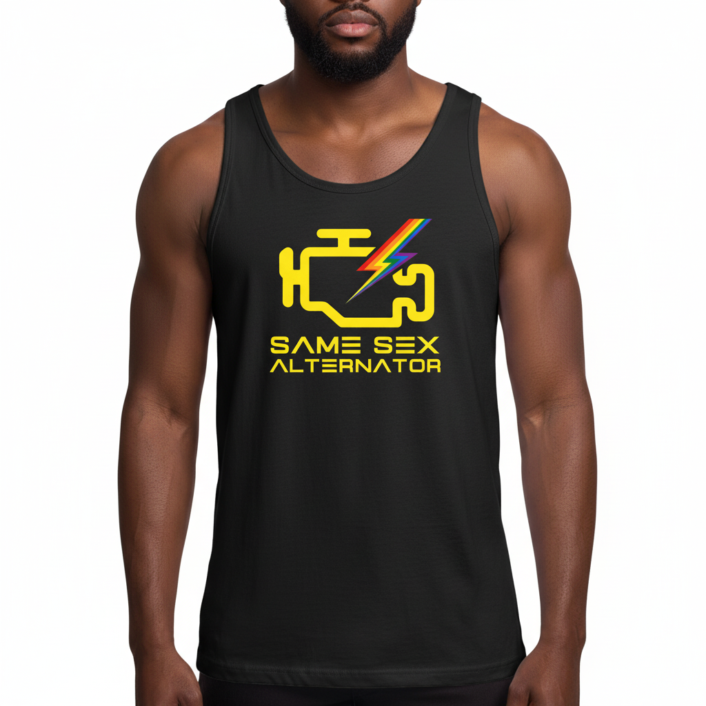 Same Sex Alternator - Tank Top! Get Your Charge On!
