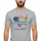 The United Tribe Of America - T-Shirt! Distressed Pride American Flag
