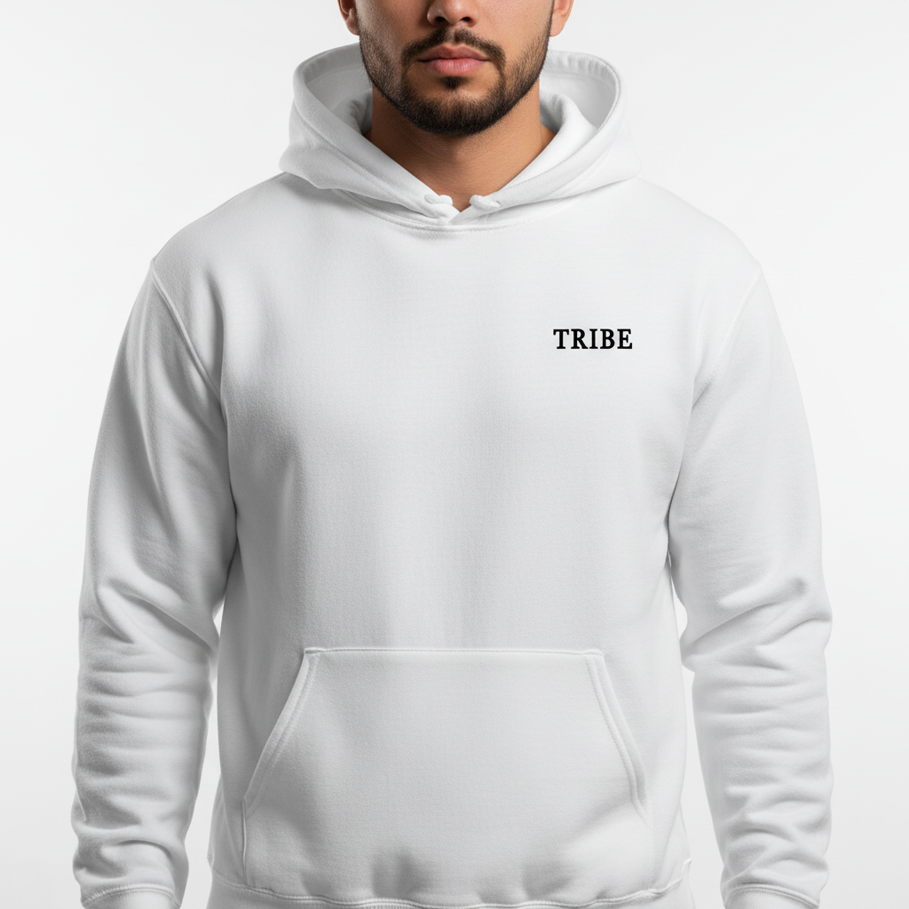 The United Tribe Of America - White Hoodie! Distressed American Pride Flag