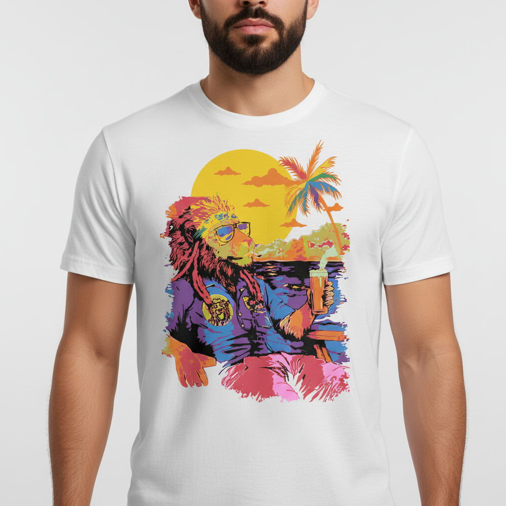 A Queer Lion With Style - T-Shirt. Bold & Fun!