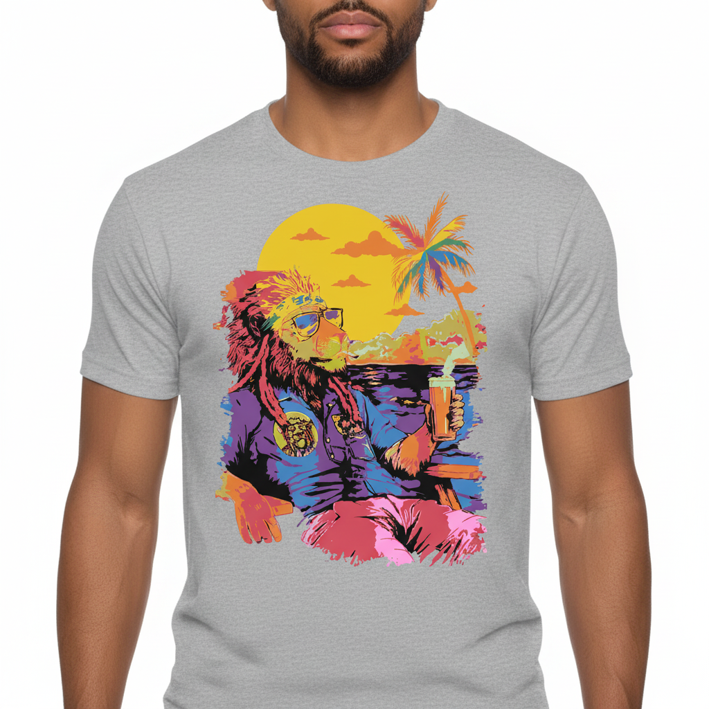 A Queer Lion With Style - T-Shirt. Bold & Fun!