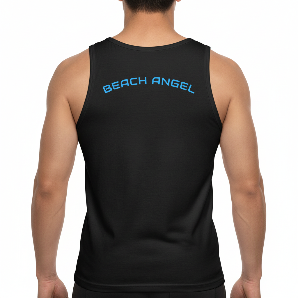Are You A Beach Angel? - Tank Top! Back & Front Design