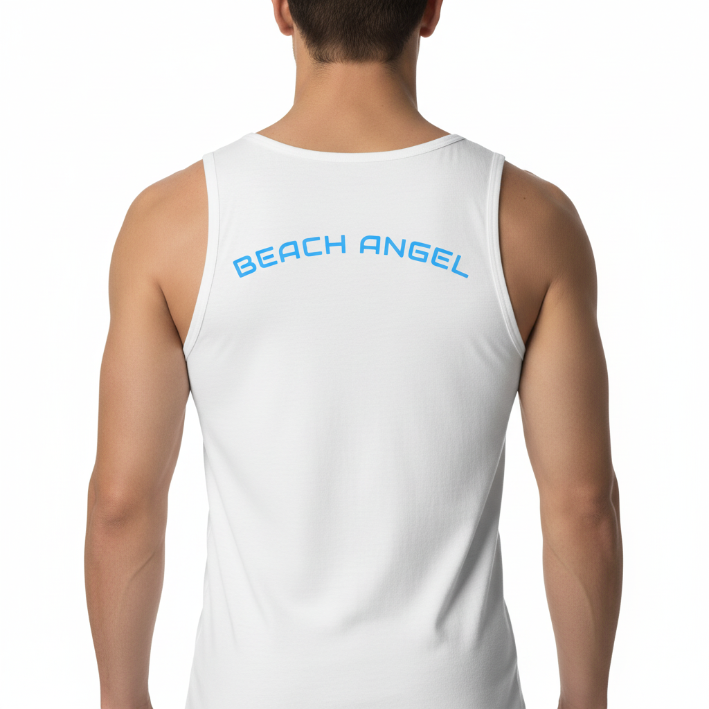 Are You A Beach Angel? - Tank Top! Back & Front Design