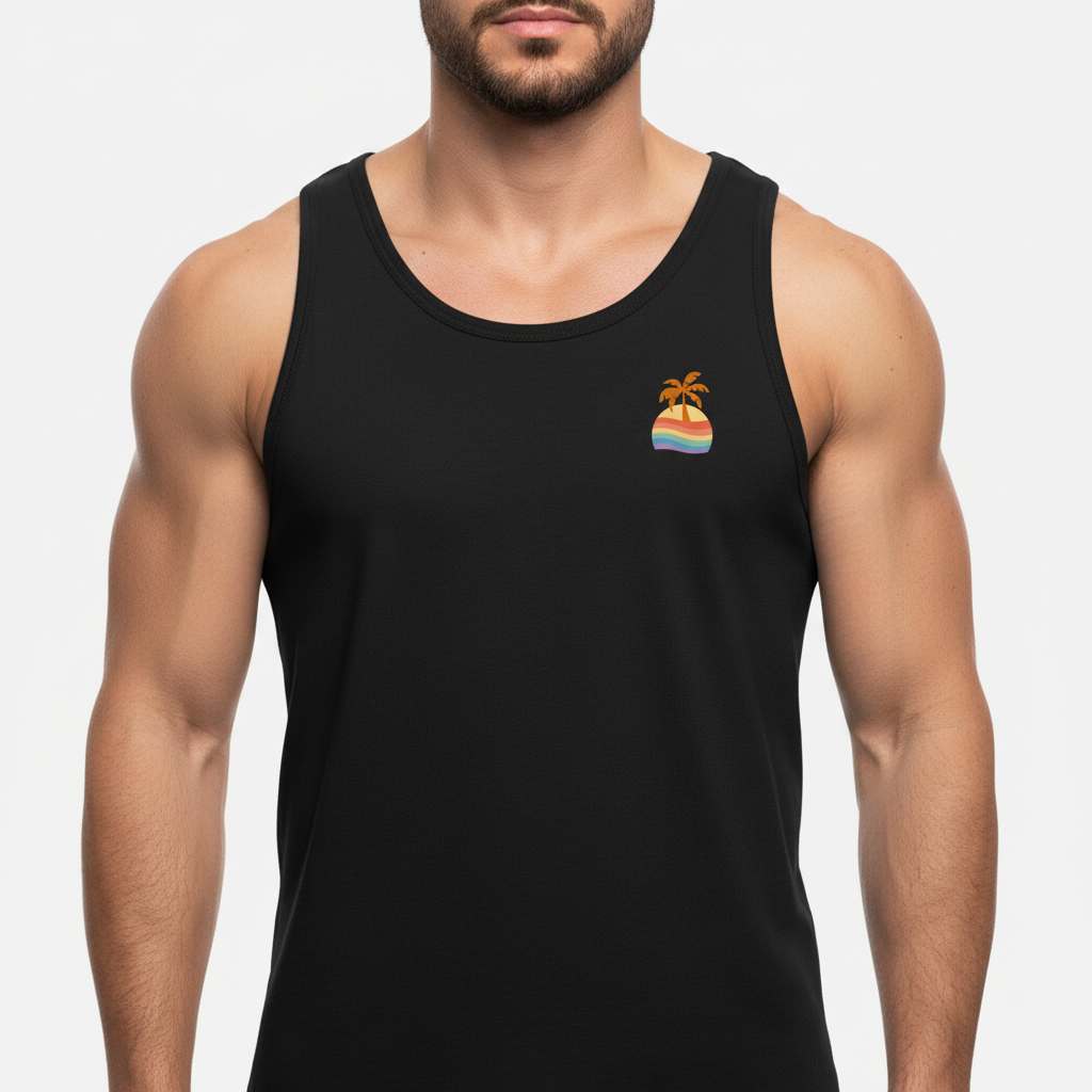 Are You A Beach Devil? - Tank Top! Back & Front Design