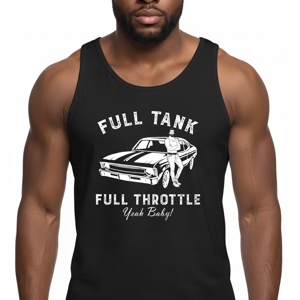 Rev Up Your Retro LGBTQ+ Sports Car! - Tank Top