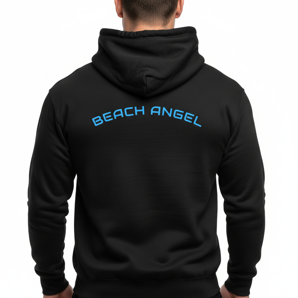 Are You A Beach Angel? - Hoodie! Back & Front Design