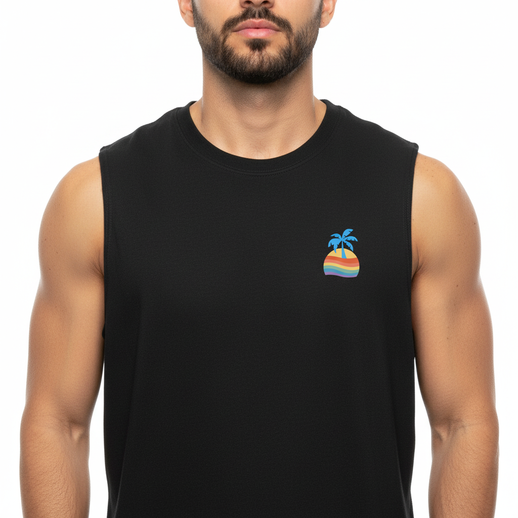 Are You A Beach Angel? - Jersey Muscle Tank! Back & Front Design