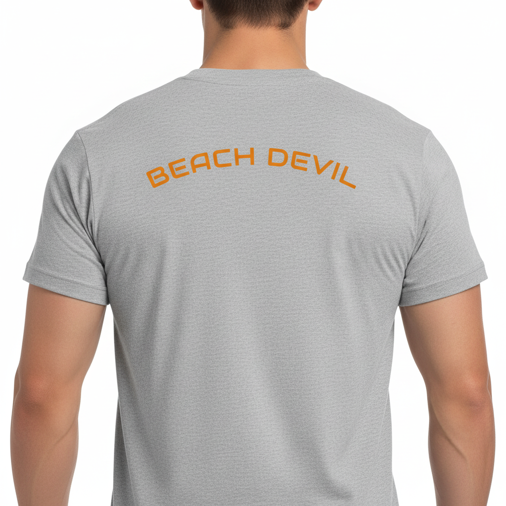 Are You A Beach Devil? - T-Shirt! Back & Front Design