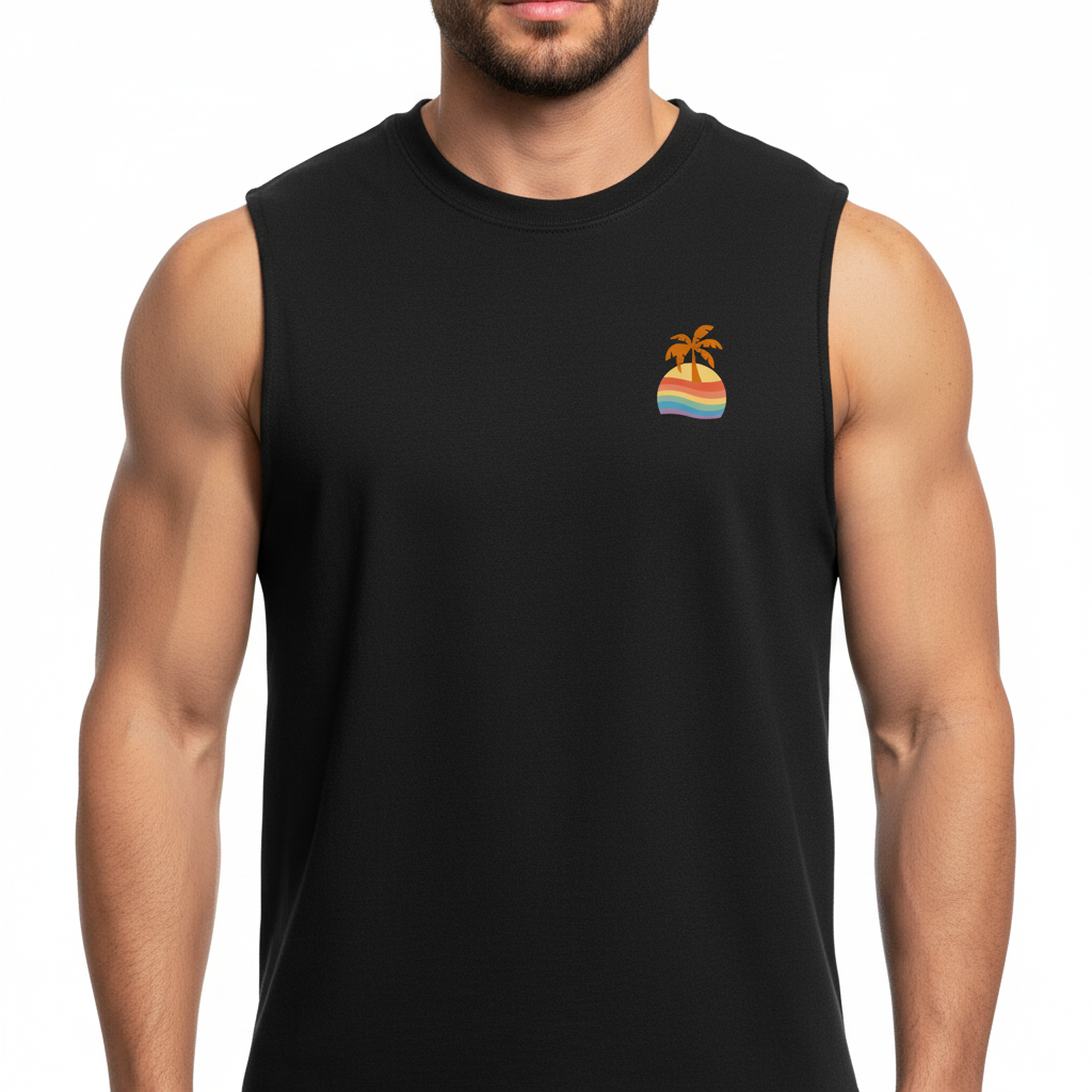 Are You A Beach Devil? - Jersey Muscle Tank! Back & Front Design