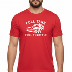 Full Tank! Full Throttle! Retro Muscle Sports Car - T-Shirt