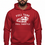 Full Tank! Full Throttle! Retro Muscle Sports Car - Hoodie