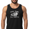 Full Tank! Full Throttle! Retro Muscle Sports Car - Tank Top