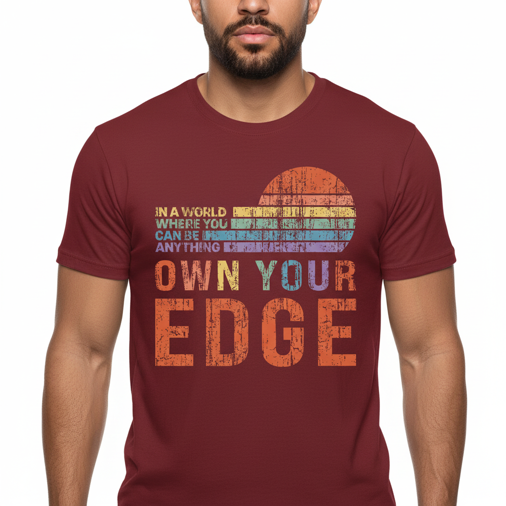 Own Your Edge Retro Pride T-Shirt