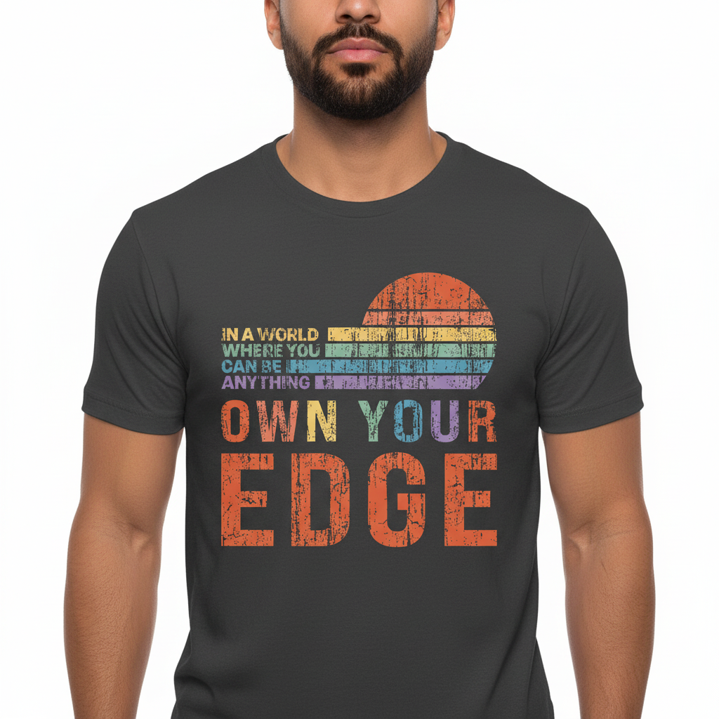 Own Your Edge Retro Pride T-Shirt