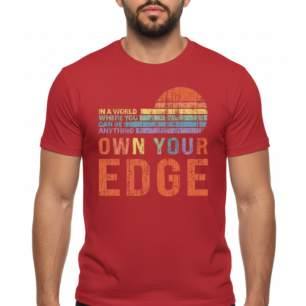 Own Your Edge Retro Pride T-Shirt