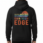 Own Your Edge Retro Pride Hoodie!