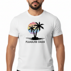 Pleasure Oasis - T-Shirt - Black Palm Tree