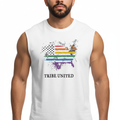 Tribe United - White Pride Muscle Tank