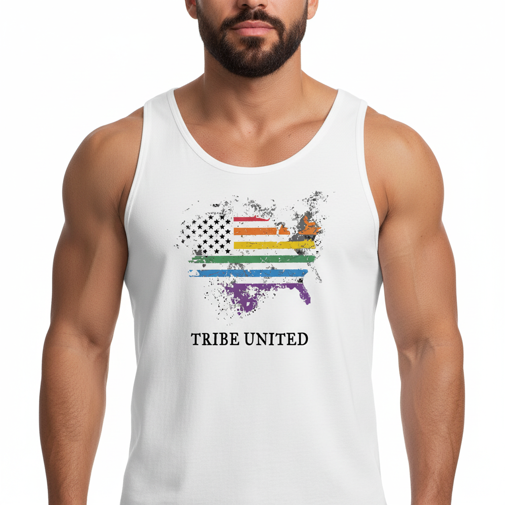 Tribe United - White Pride Tank Top