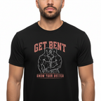 Get Bent! Know Your Butter! Red & White T-Shirt